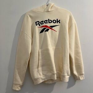Reebok Off-White Pullover Hoodie